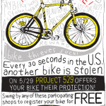 PDX bike registration day poster